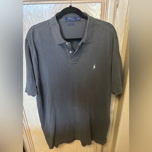 Polo Ralph Lauren Classic Fit Gray Polo Shirt Men's XL Pony Short Sleeve